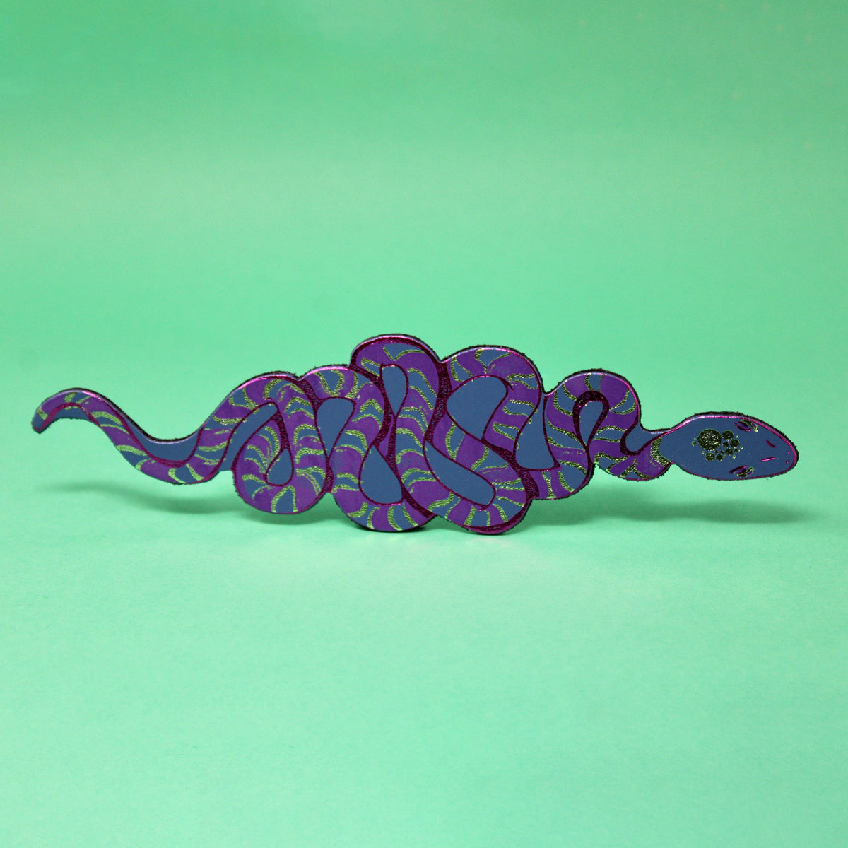 Leather Bookmark; Snake | Ark Colour Design
