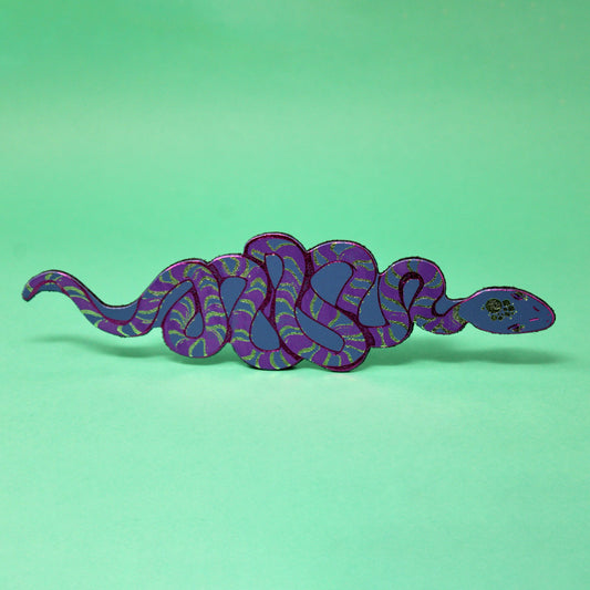 Leather Bookmark; Snake | Ark Colour Design