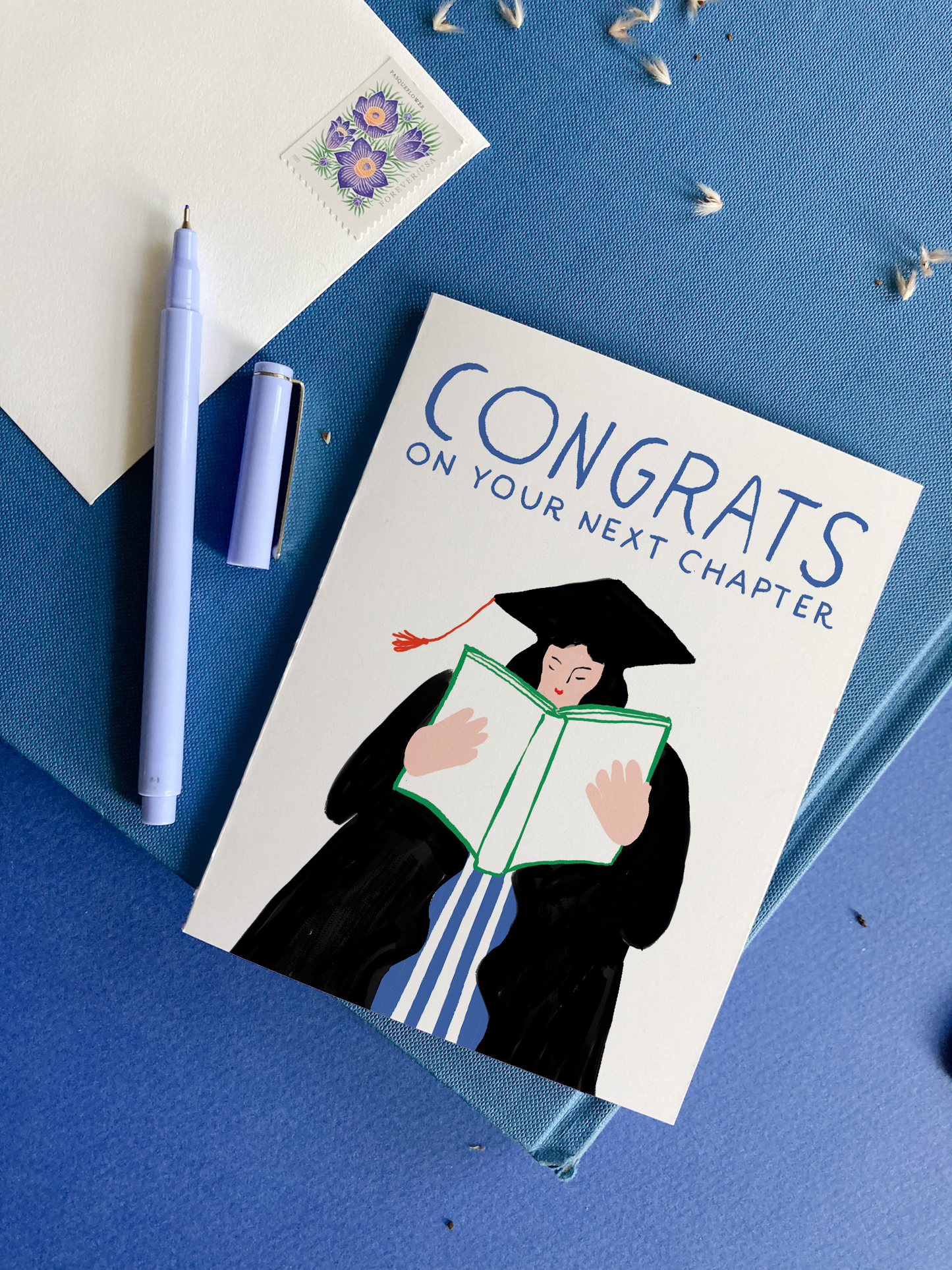 Graduation Card; Next Chapter Grad (Congratulations Graduation Card)