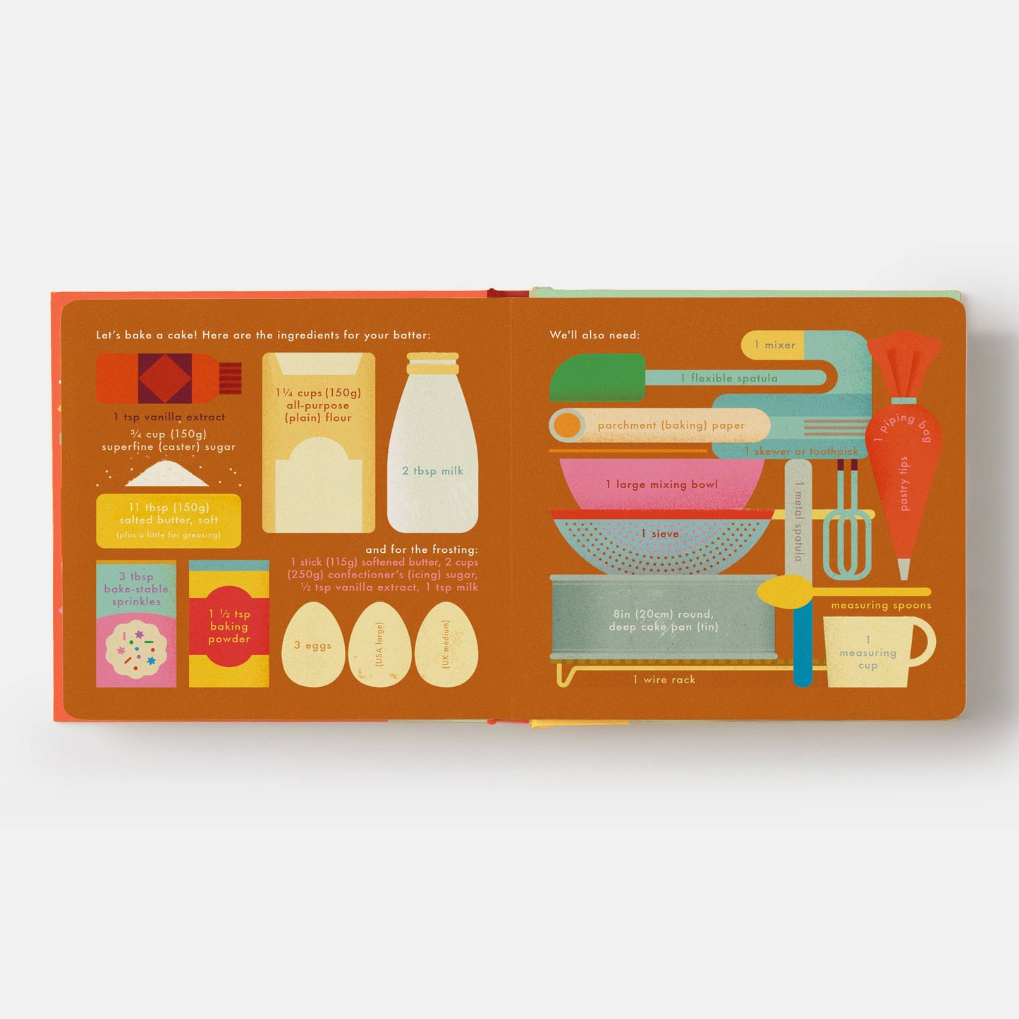 Board Book; Cake!: An Interactive Recipe Book