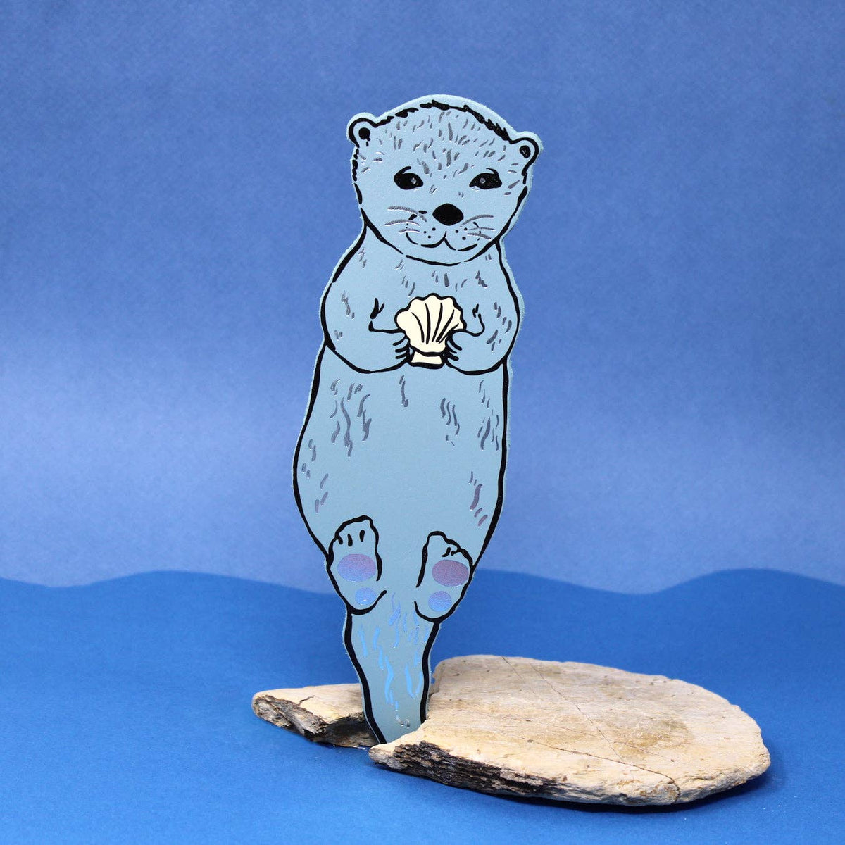 Leather Bookmark; Otter | Ark Colour Design