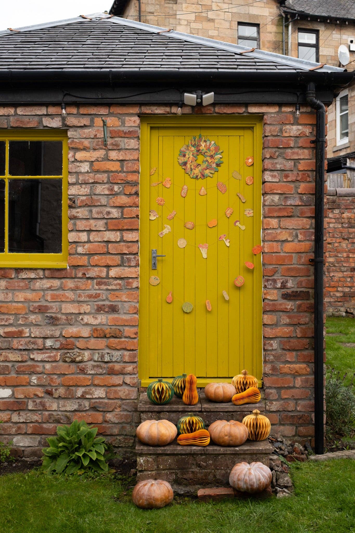 Sewn Garland; Mushroom