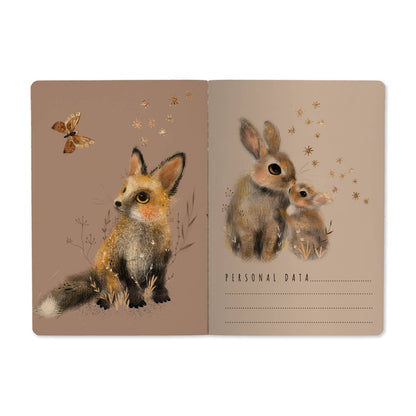 A5 Notebook; The Little Fox | BV by Bruno Visconti