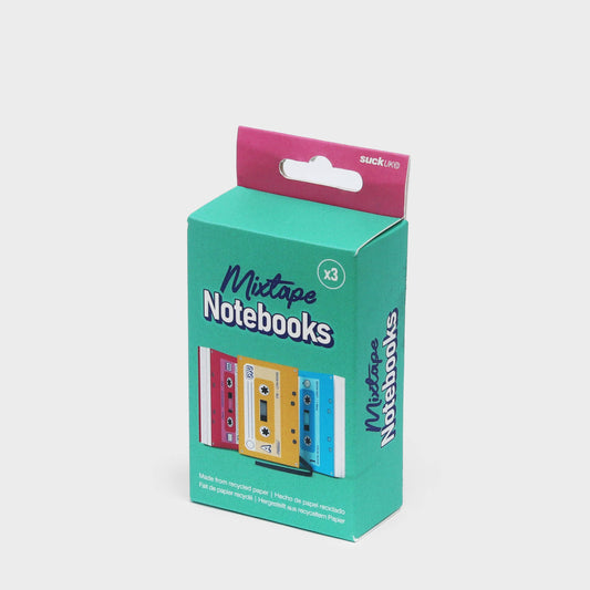 Mixtape Notebooks (Set of 3 Books, 80pgs Per Book)