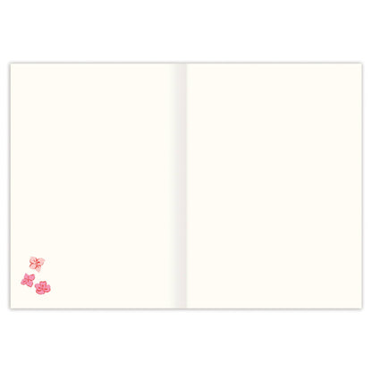 Thank You Card; Bright Florals Vase