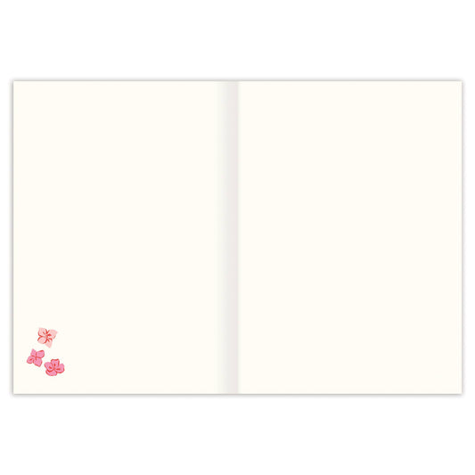 Thank You Card; Bright Florals Vase