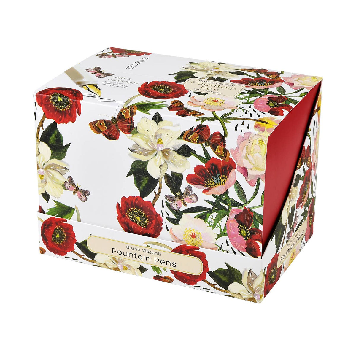 Fountain Pen; Flora Series (With 4 Ink Cartridges) | BV by Bruno Visconti