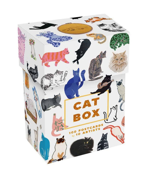Postcard Set; Cat Box (100 Postcards)