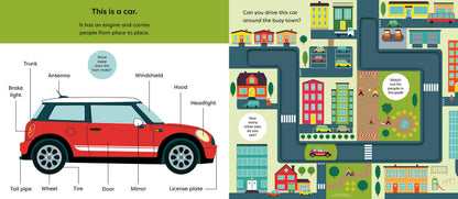 Children's Book; Make Tracks: Cars