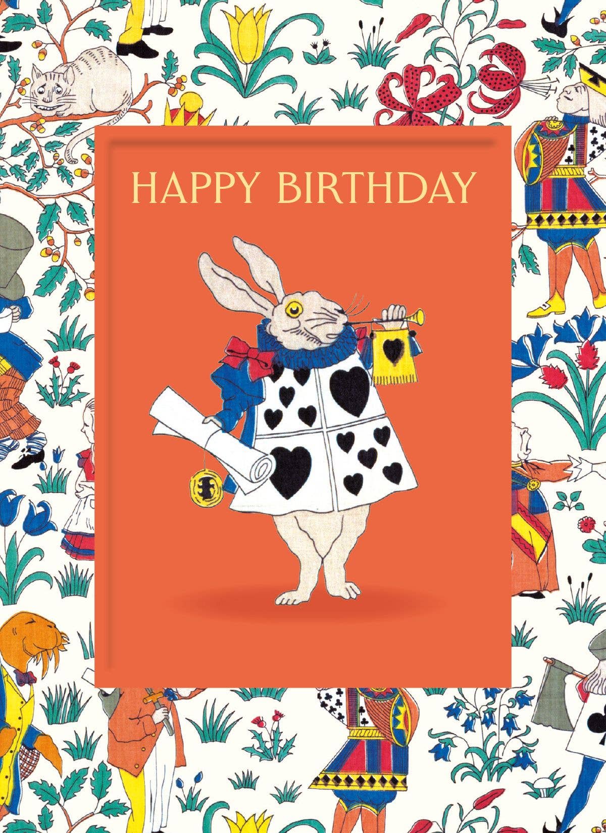 Greeting Card; Alice White Rabbit Birthday | V&A Museum