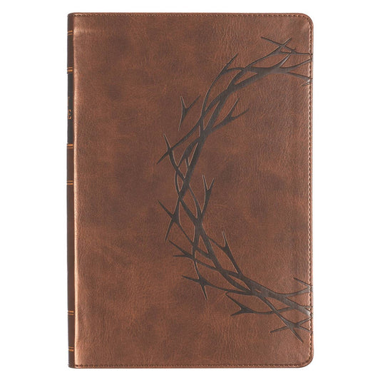 KJV Bible; Crown (Giant Print/ Full-size Faux Leather)