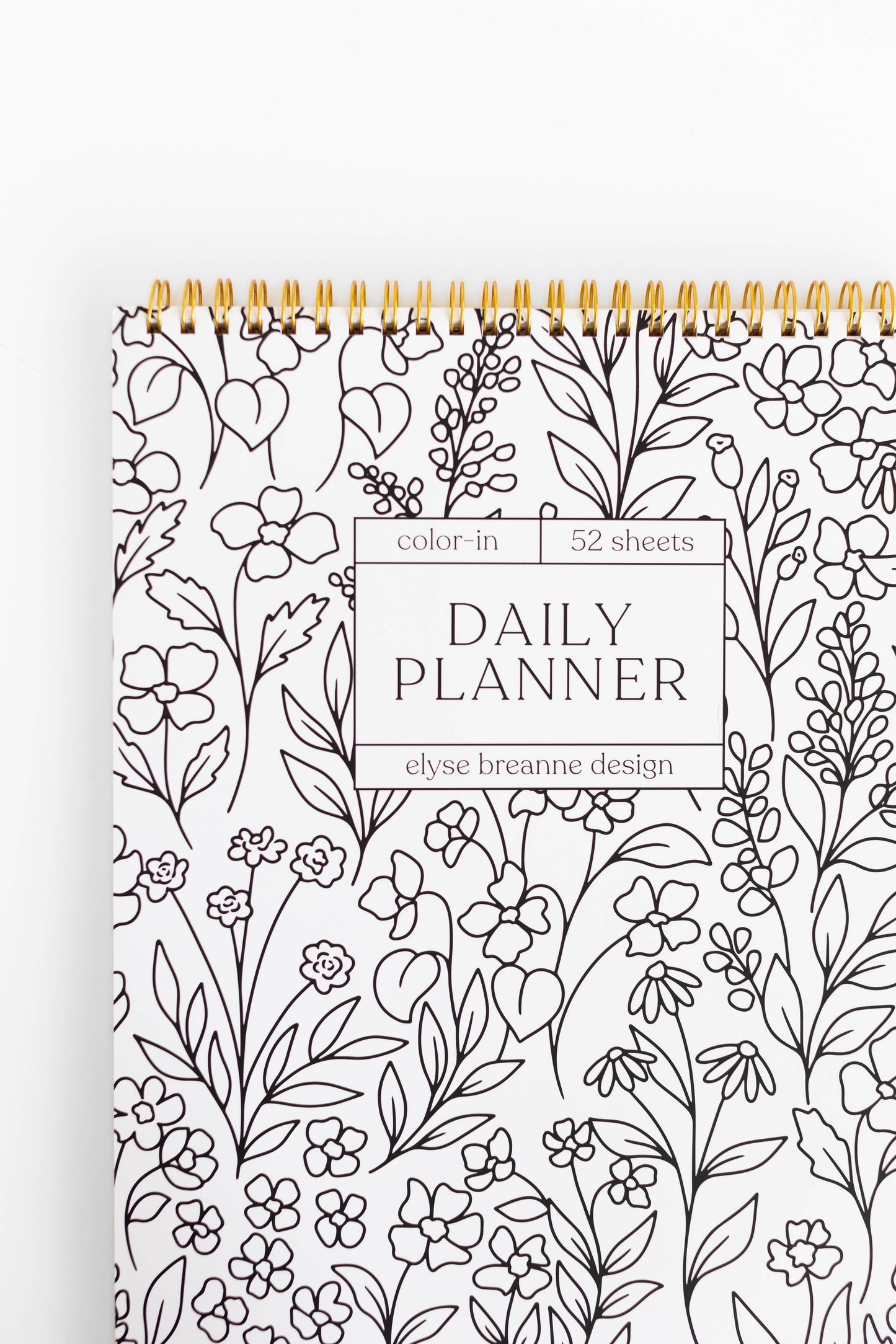 Planner; Color-In Daily By Elyse Breanne Design