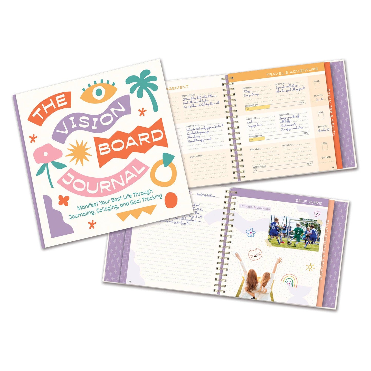 Guided Journal; The Vision Board Journal
