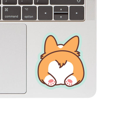 Vinyl Sticker; Dog Butt
