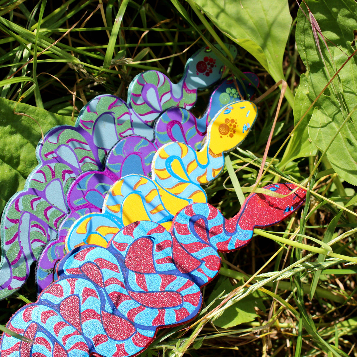 Leather Bookmark; Snake | Ark Colour Design