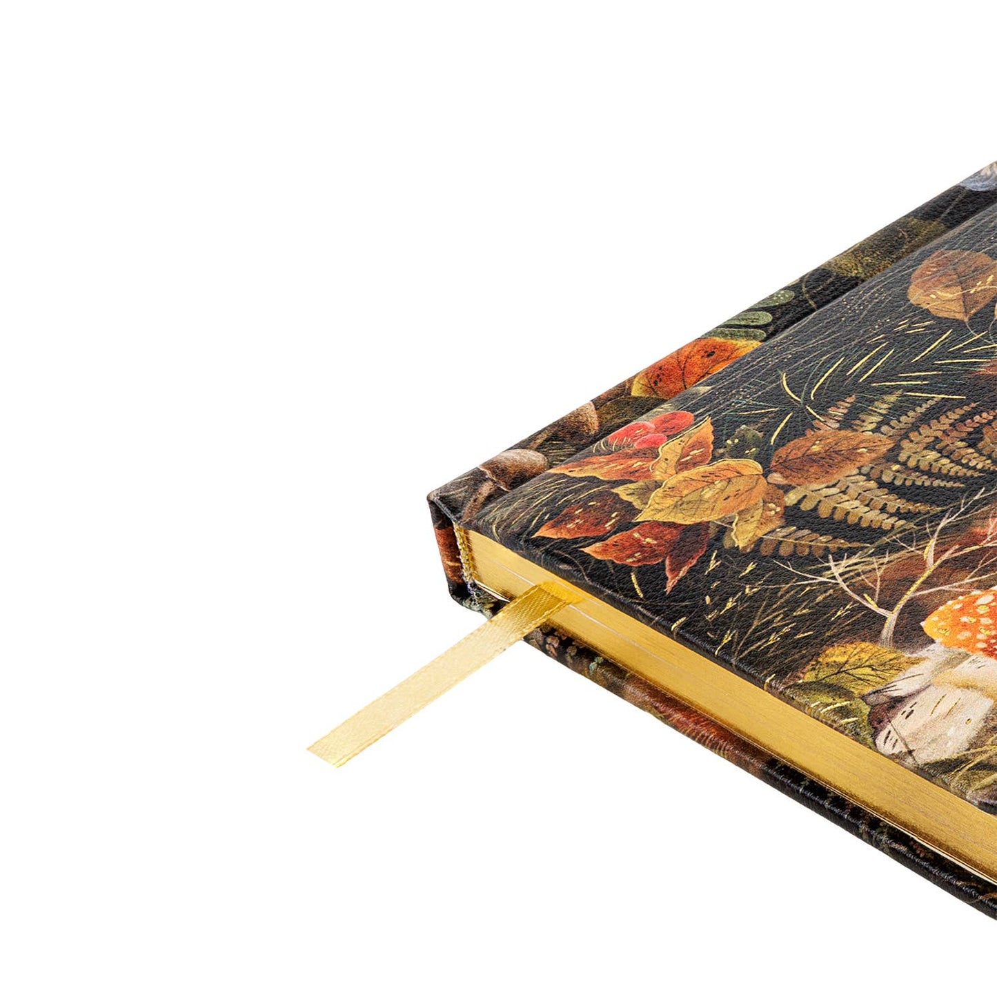Journal; Forest Mushrooms (A6 Vegan Leather Hardcover)