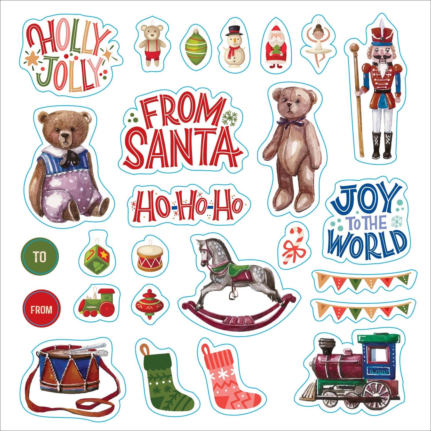 Sticker Book; Merry & Bright Christmas! (Over 500 Stickers)