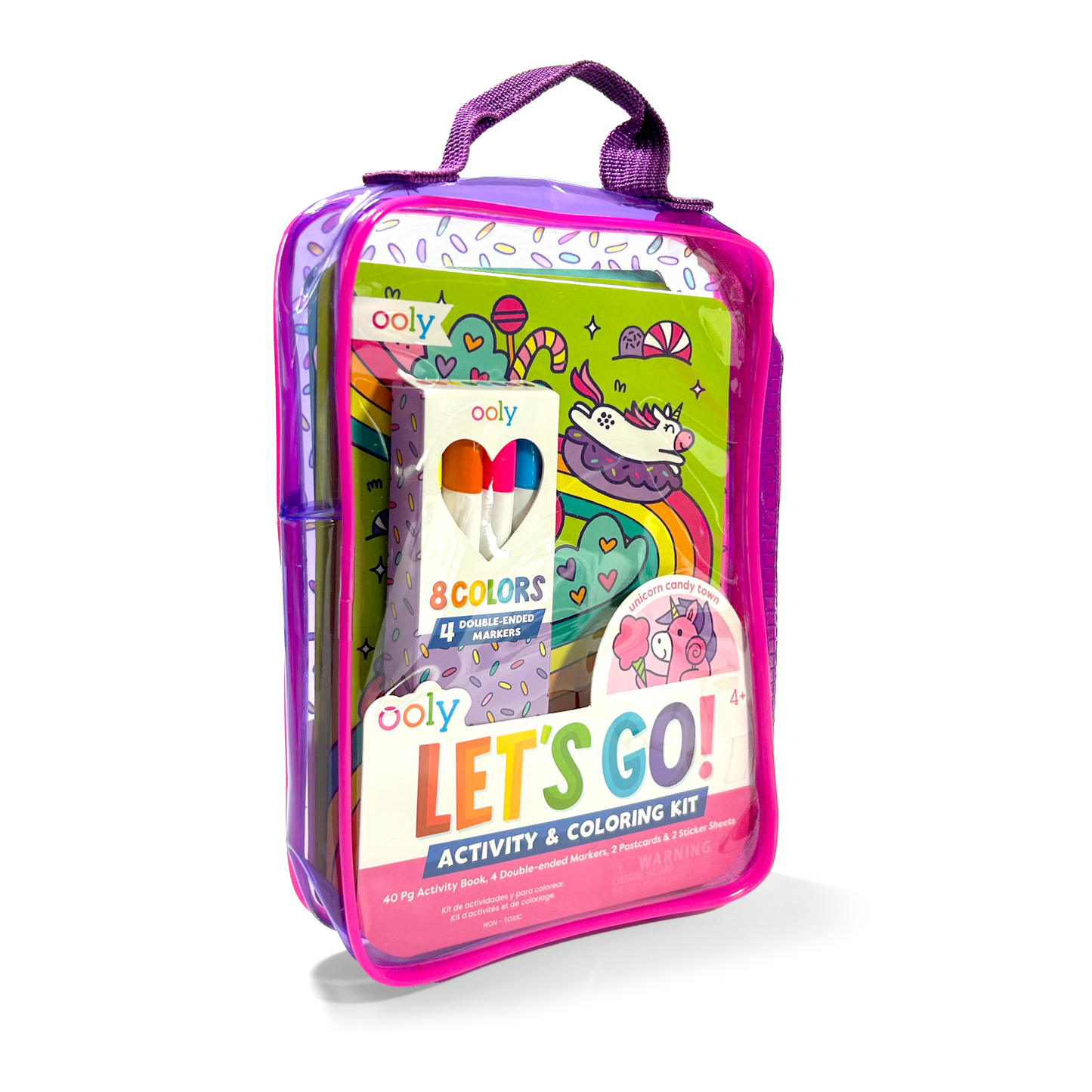 Activity & Coloring Kit; Let's Go! Unicorn Candy Town
