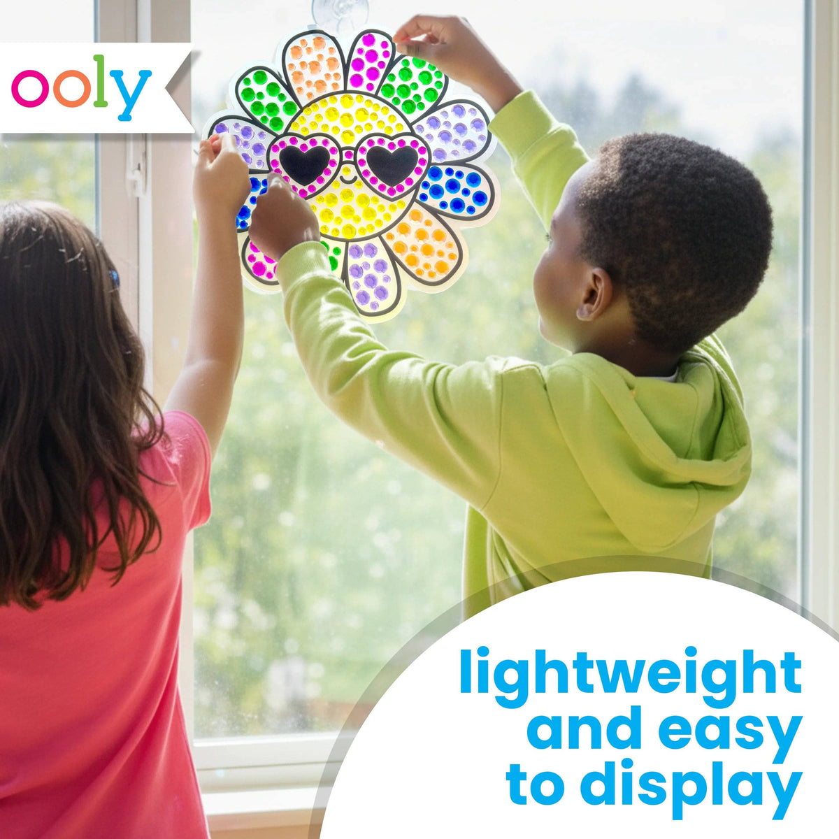 OOLY Sun Sparkles Gem Suncatcher Kit | Rainbow Magic