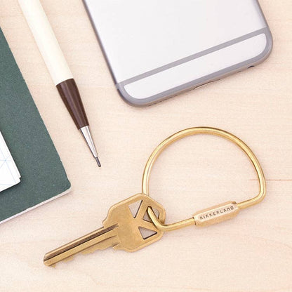 Brass Keyrings (Three Styles, Screw-in Clasp)