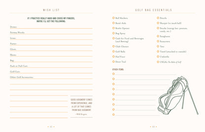 Prompted Journal; The Ultimate Golf Journal