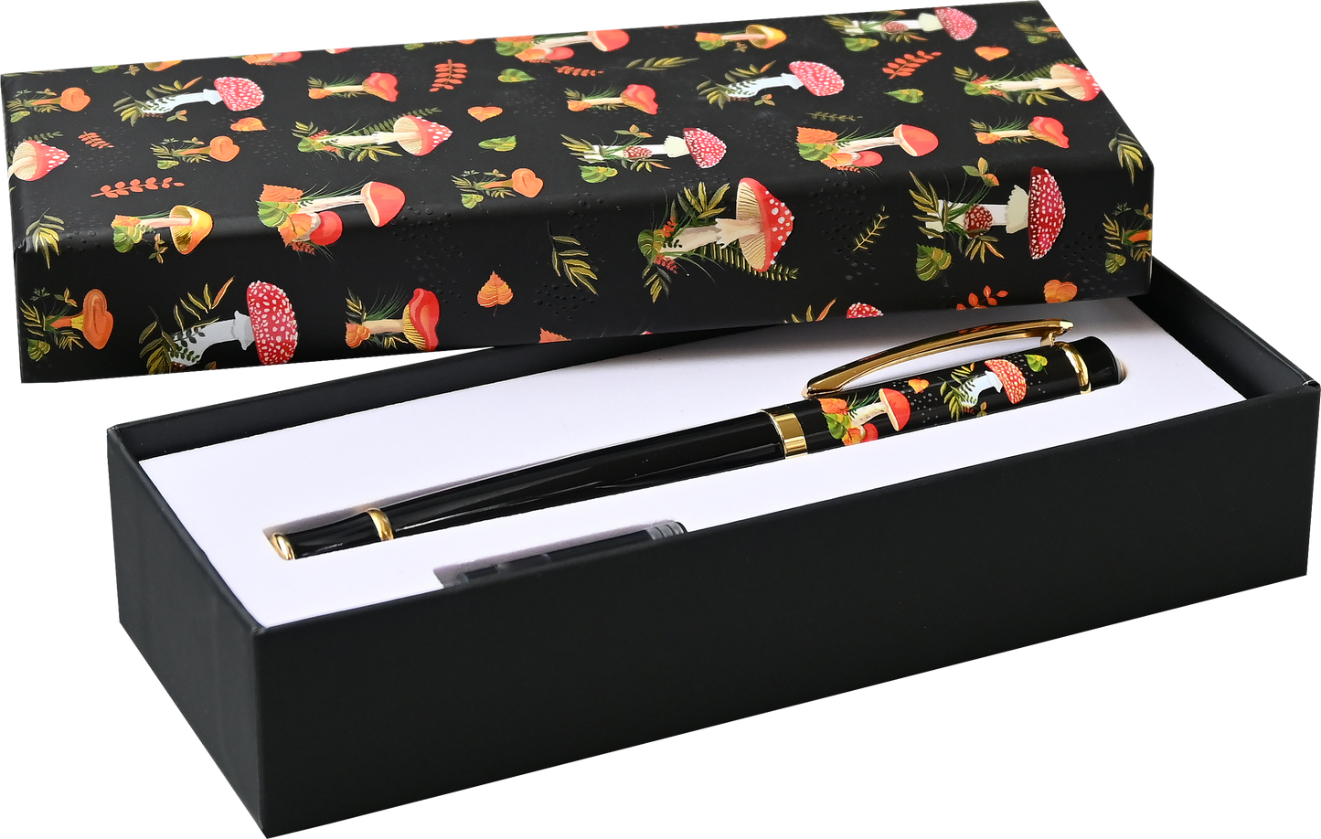 Fountain Pen; Mushrooms (With Ink)