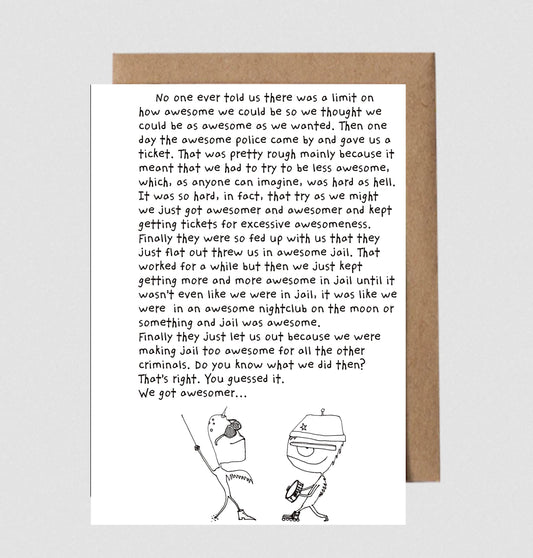 Greeting Card; Awesomer