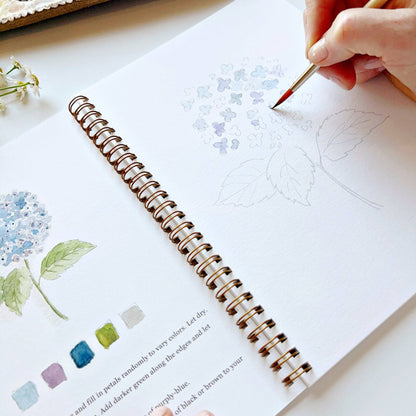 Watercolor Workbook; Flowers By Emily Lex Studio