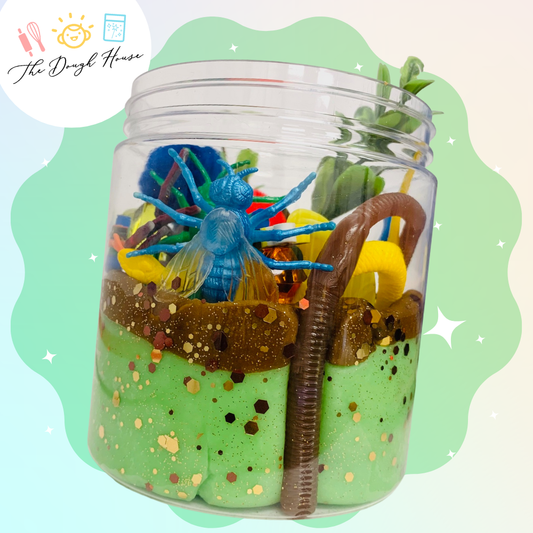 Magical Jars; Super Size Creepy Crawlers (Large Sensory Dough & Trinkets)
