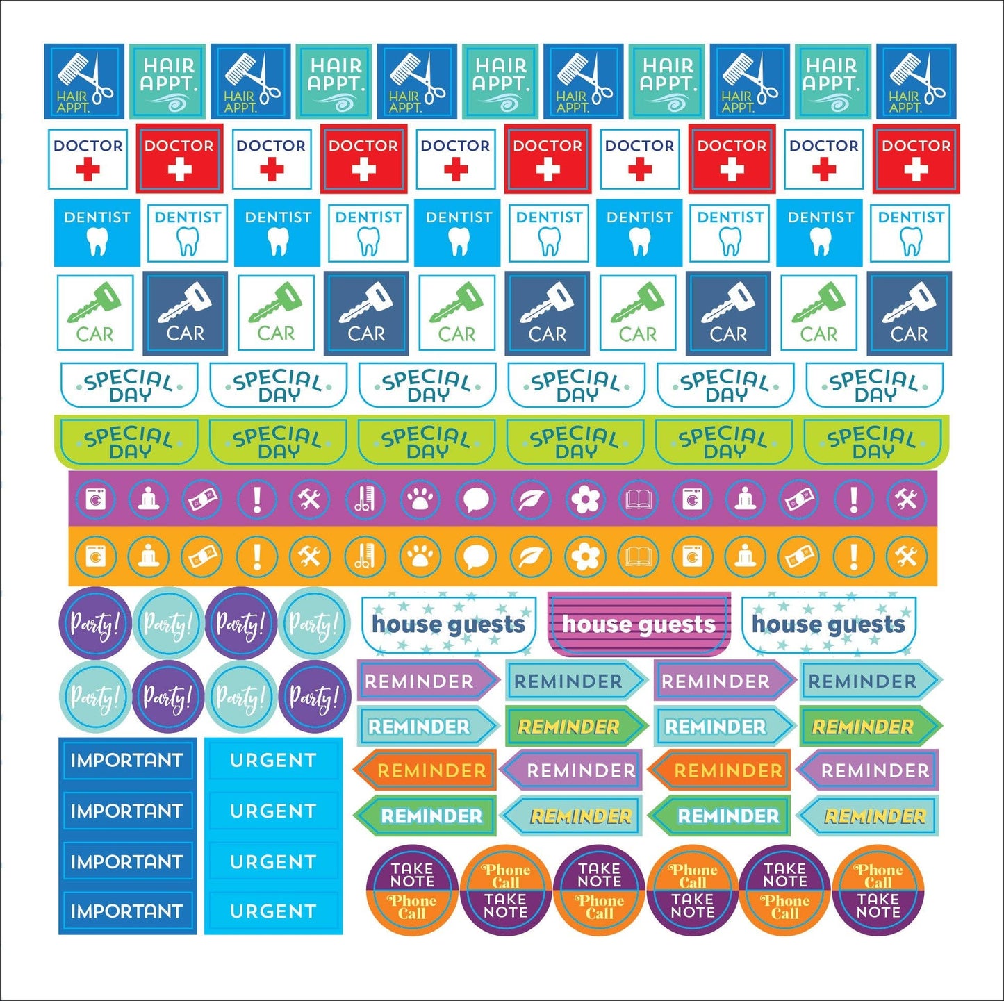 Sticker Book; Plan It! A Sticker Book for All Your Productivity Needs
