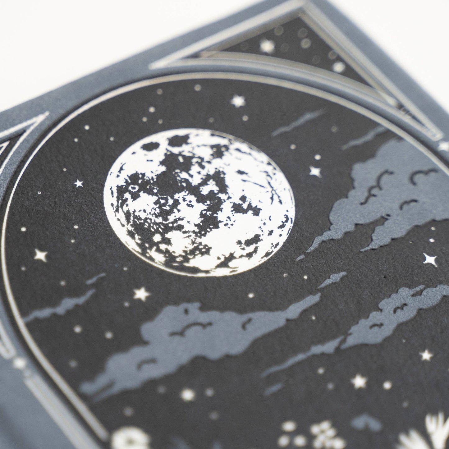 Dot Grid Notebook; Moonlit Garden (B5 Size)