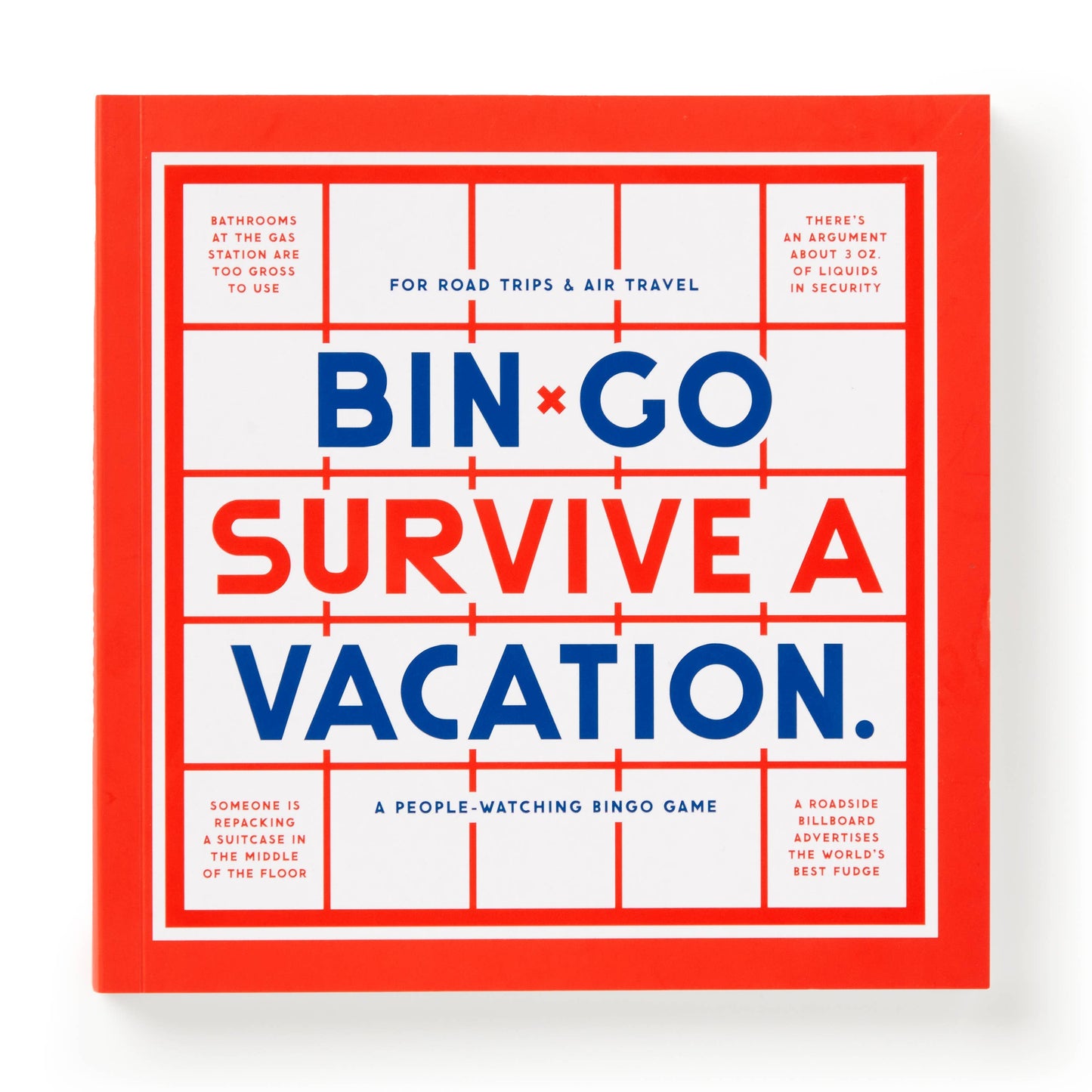 Bingo Book; Bin-Go Survive a Vacation By Brass Monkey