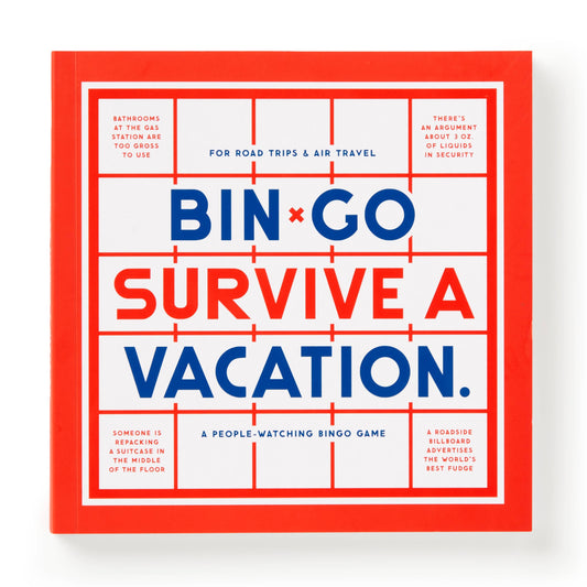 Bingo Book; Bin-Go Survive a Vacation By Brass Monkey