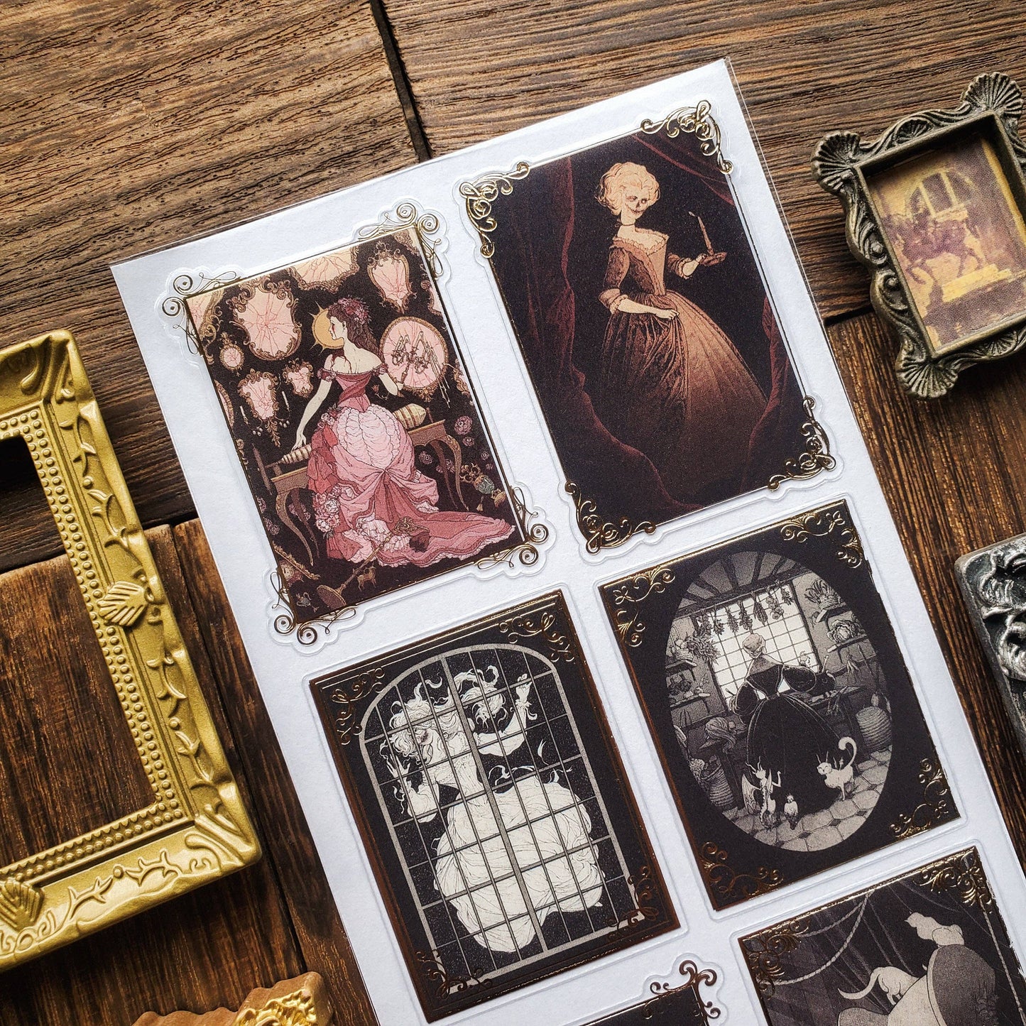 Sticker Sheet; Gothic Tales