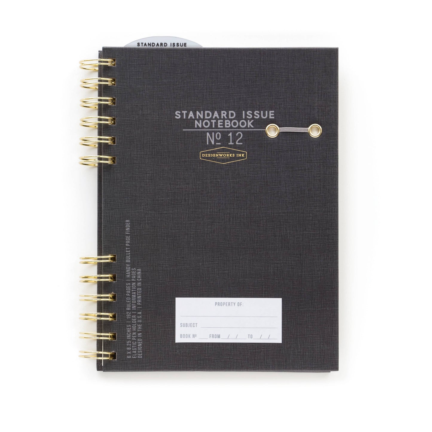 Standard Issue Journal No 12 Black