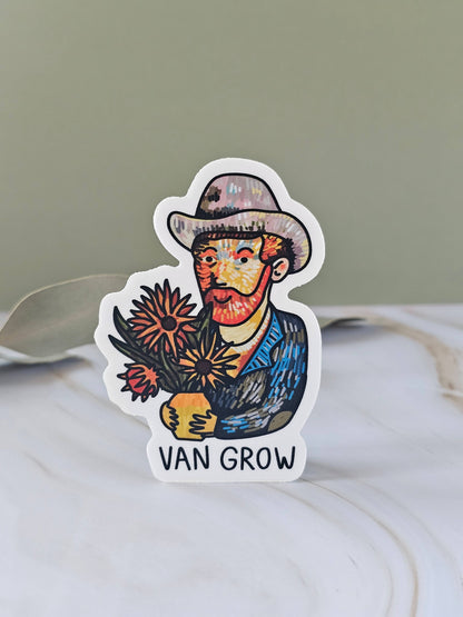 Van Gogh inspired Sunflower Sticker