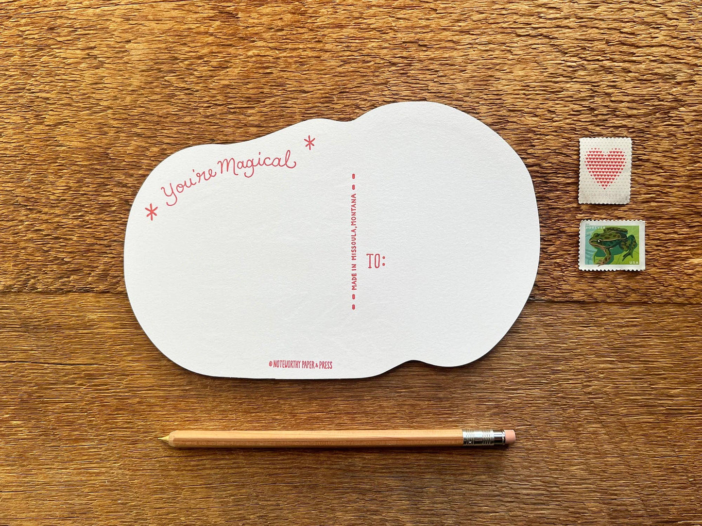 Postcard; Mushroom (Large Cut-Out)
