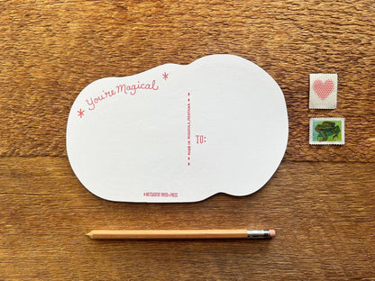 Postcard; Mushroom (Large Cut-Out)