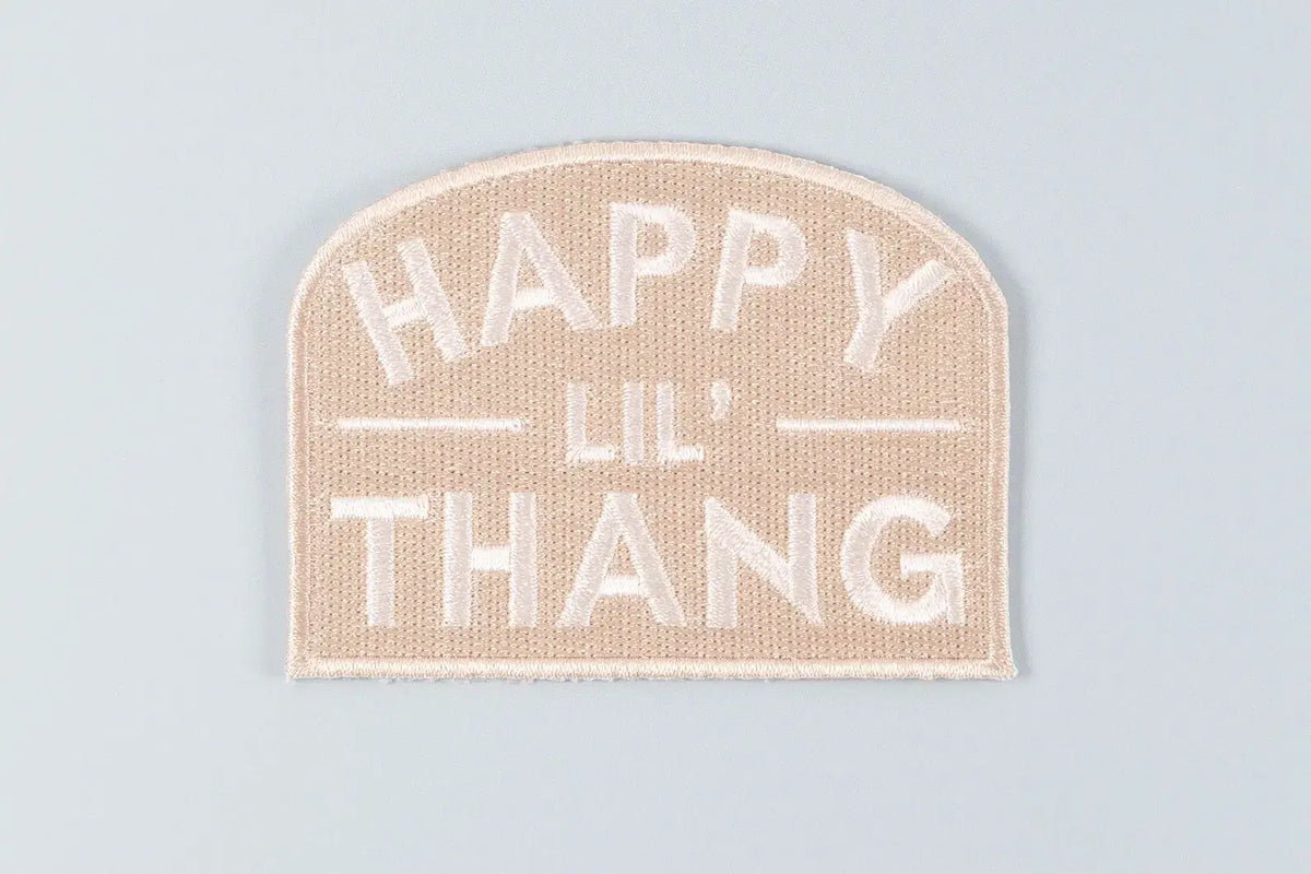 Iron-On Patch; Happy Lil' Thang | Field Trip Threads