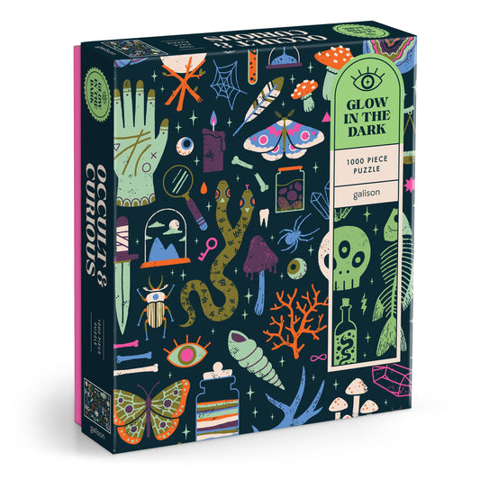 Jigsaw Puzzle; Occult and Curious (1000 Piece Glow in the Dark Puzzle)
