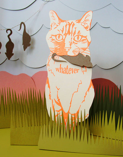 Gift Card Holder; Whatever Cat