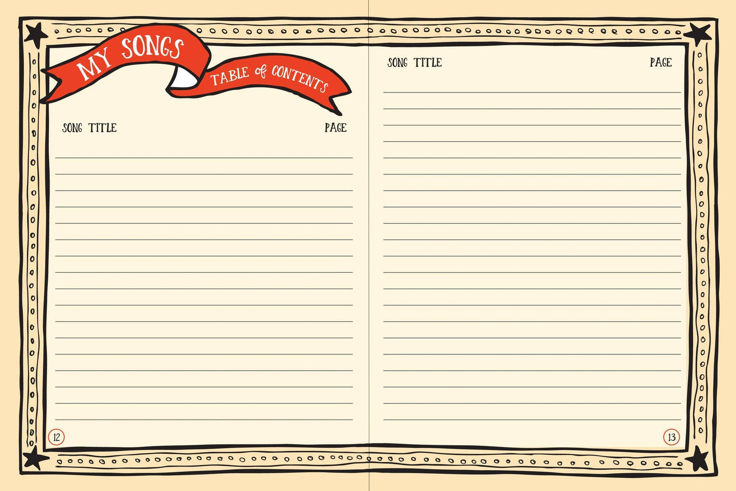 Prompted Journal; Songwriter's Journal
