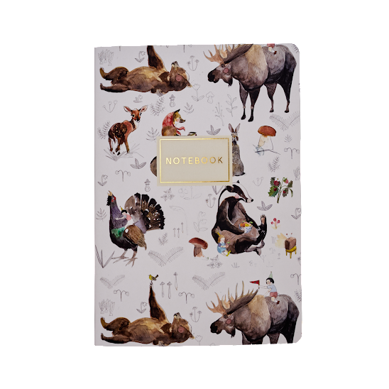 Notebook; Forest Animals - BV by Bruno Visconti