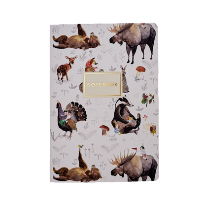 Notebook; Forest Animals - BV by Bruno Visconti