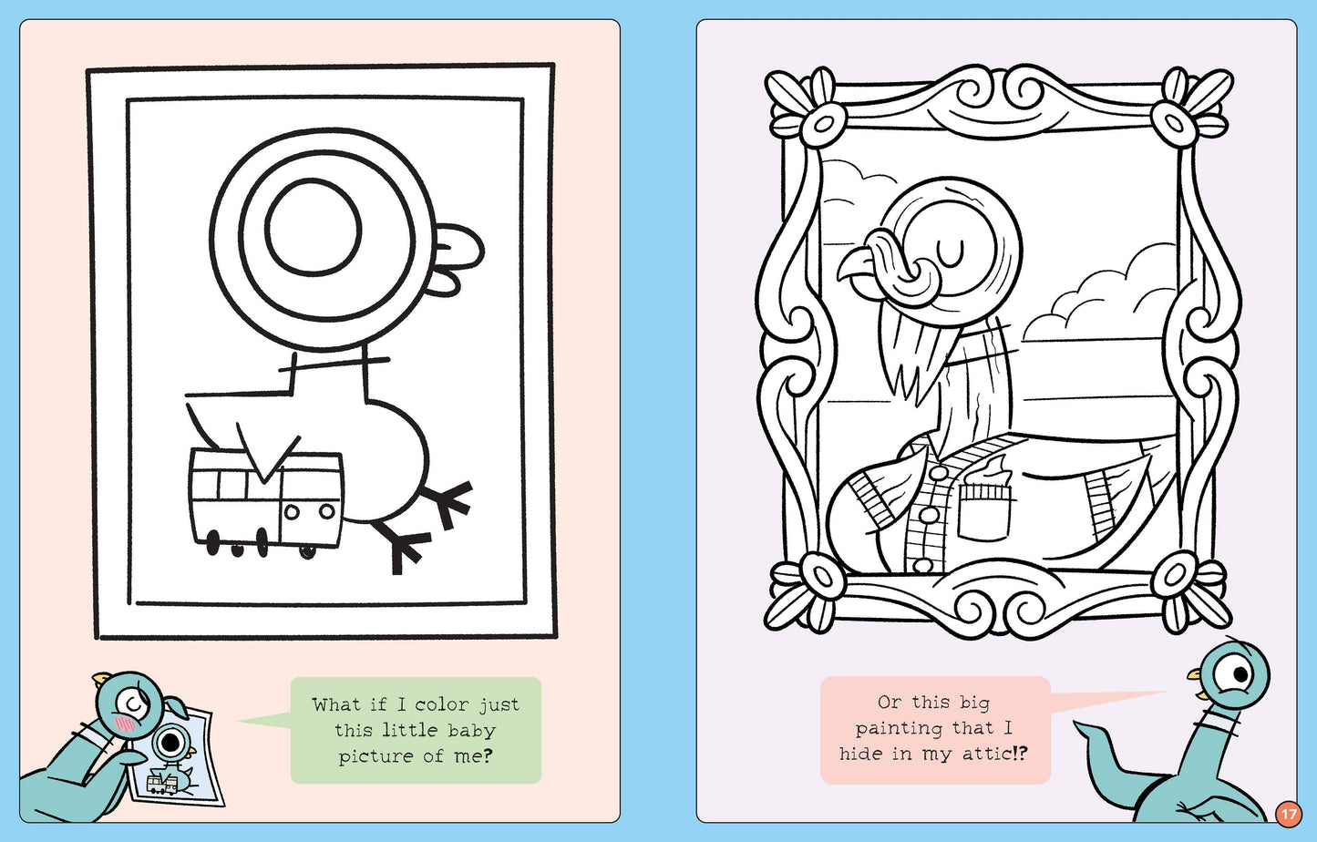 Coloring Book; Don't Let The Pigeon Color This Book! by Mo Willems