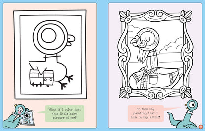 Coloring Book; Don't Let The Pigeon Color This Book! by Mo Willems