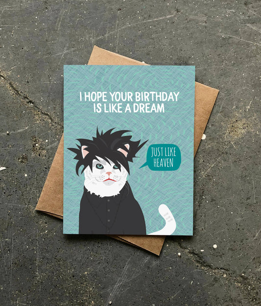 Birthday Card; The Cure Cat