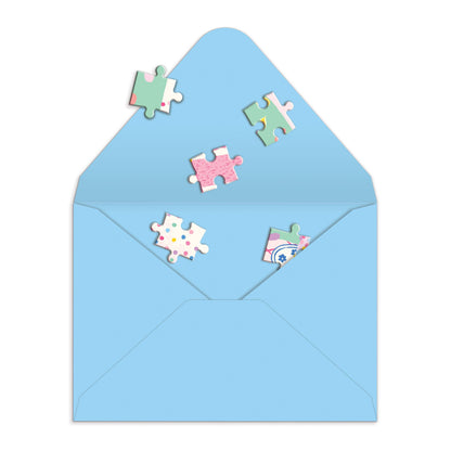 Birthday Card; Confetti Birthday Cake (Greeting Card Puzzle)