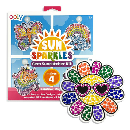 OOLY Sun Sparkles Gem Suncatcher Kit | Rainbow Magic