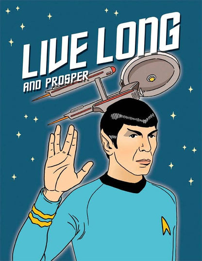 Live Long and Prosper Birthday Card | The Found
